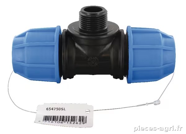 S16 Raccord T 25x¾" mâle · réf. 654750SL