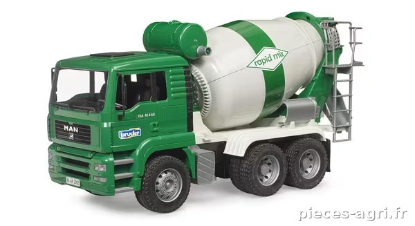 Camion malaxeur de ciment à mélange rapide MAN TGA · réf. U02739