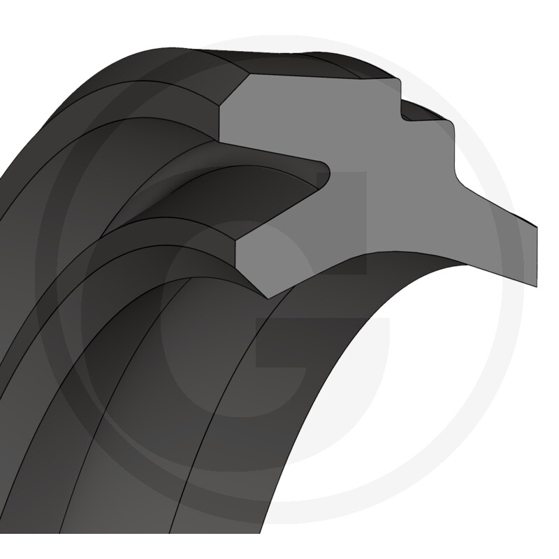 GRANIT Racleur double en TPU vue 2