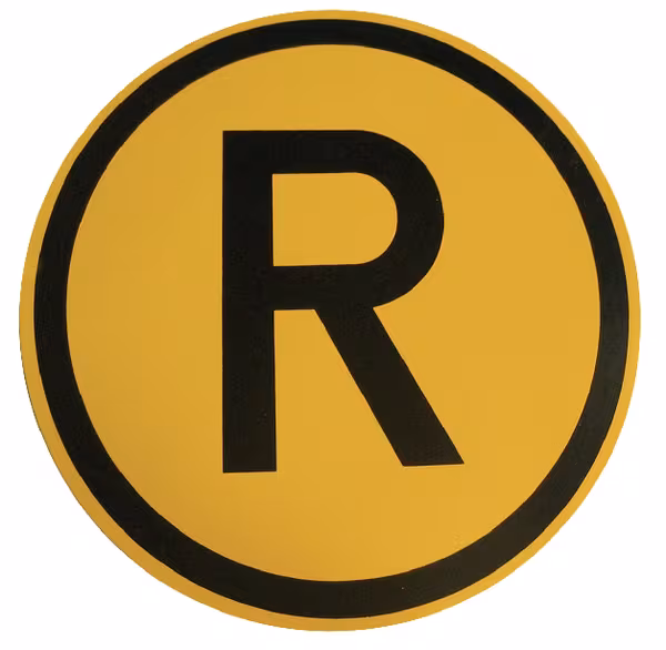 Panneau de signalisation en PV · réf. R5068A