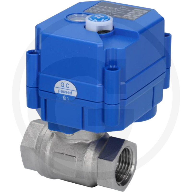 Watergates Kugelhahn-KE, 1/4", Edelstahl, 24V AC/DC vue 2