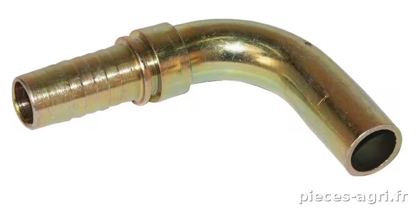 Raccord lisse DN10-12L 90° · réf. PT101290