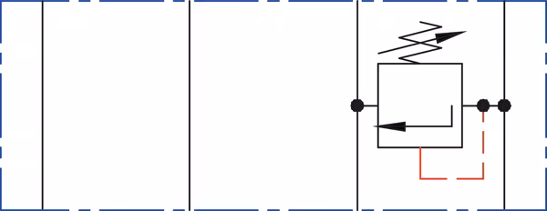 Limiteur de pression NG6 B > T · réf. KRMRF03B3