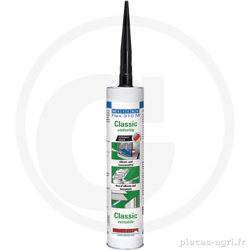 WEICON Colle et mastic noir RAL 9004 vue 2