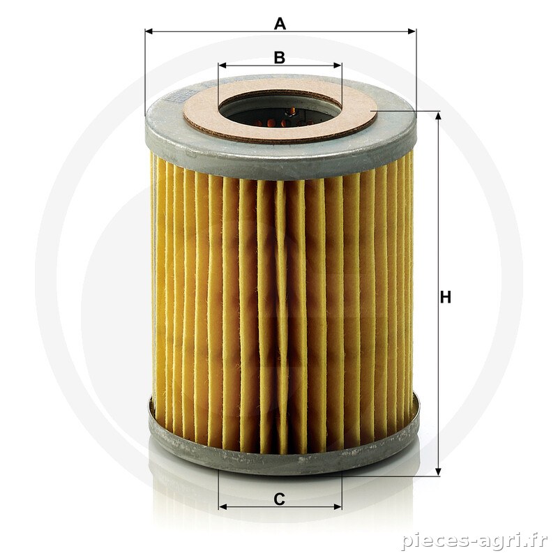 MANN FILTER Filtre à huile moteur vue 3