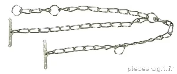 Chaîne vache galva simple 6mm · réf. TZ2413