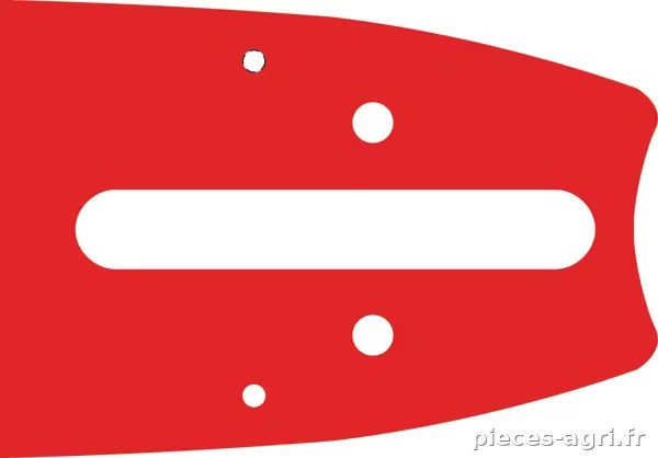 Guide de chaîne Solid Armor Nose · réf. 163ATMD025
