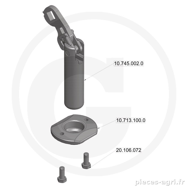 Scharmüller Kit de broche d'attelage · réf. 77702480012