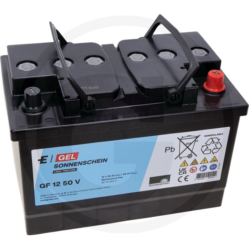 Exide Batterie gel Sonnenschein 12 V 50 Ah · réf. 46939601