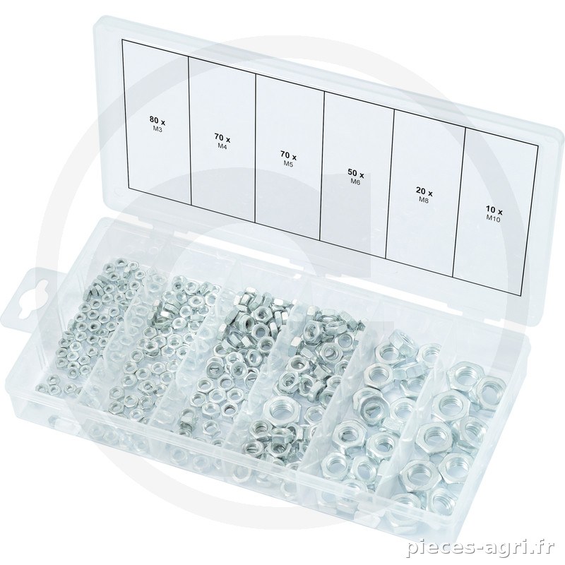 KS Tools Assortiment d'écrous, metriques, 300 pcs. · réf. 7889700440