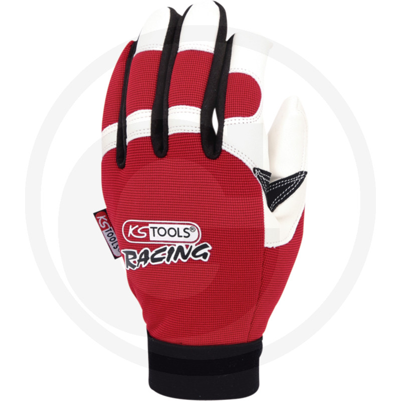 KS Tools Gants de mécanicien en cuir synthétique, XL vue 3
