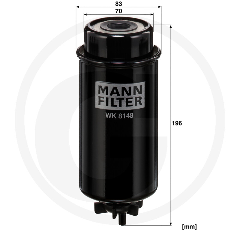 MANN FILTER Filtre à carburant vue 2