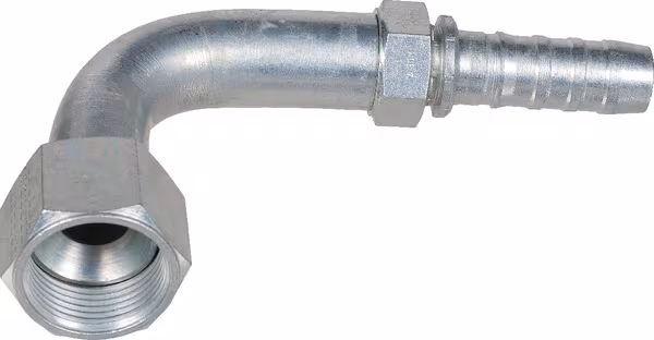 Racc. à sertir DN20-1"5/16 JIC 90° · réf. 12GS16FJX90M