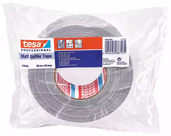 Ruban de gaffer mat 50 mmx50 M Gris · réf. T539490000502