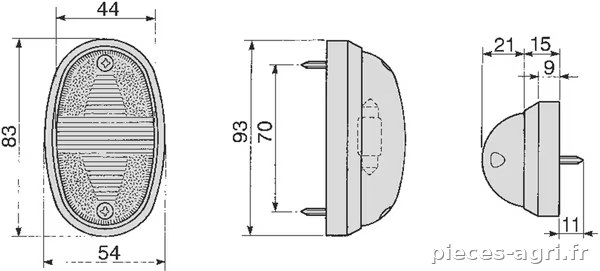 Clignotant vue 2