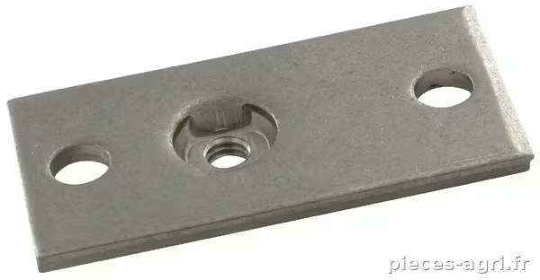 Plaque à visser inox Gr.0 0 vue 2
