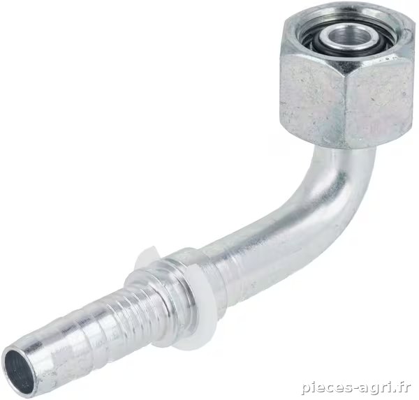 Raccord DN10-3/8 BSP-90 ø32 · réf. PF10690S32
