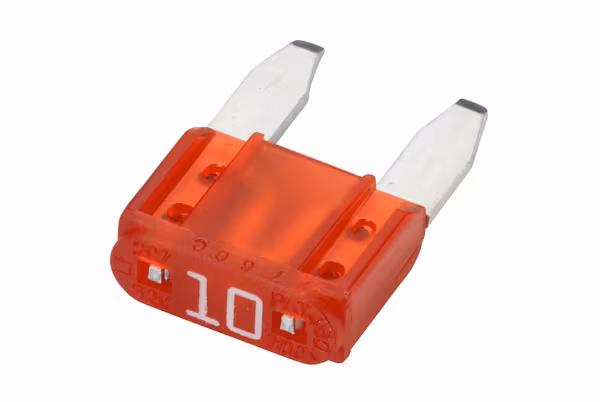 Fusible lame mini 10A longueur 10,9mm rouge pack 50x Hella · réf. 8JS728596141