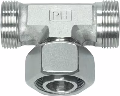 Raccord en T réglable 12S SS · réf. ETSD12SSS