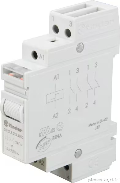 Relais étape 2M 16A 24VCC · réf. 202290244000