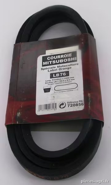 Courroie LB76 Mitsubishi vue 2