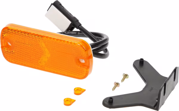 Feu de gabarit LED, rectangulaire, 12-24V, 105.4x45x11.8mm, Jaeger, Kramp · réf. LA30111