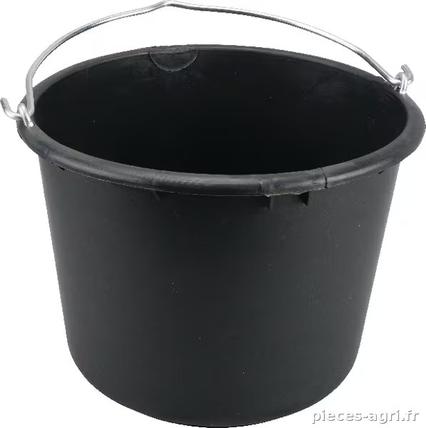 Seau 12 L noir · réf. VV250527