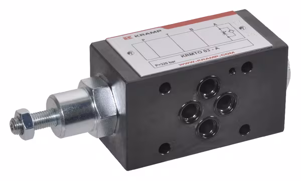 Clapet antiretour étrangl. NG6 · réf. KRMTO03A