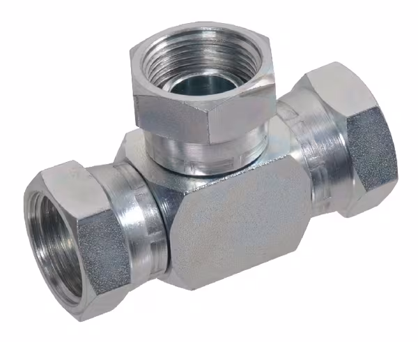 Raccord en T 3x écrou 1" BSP · réf. TFFF16