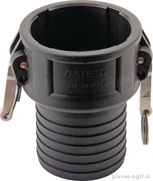 Raccord Camlock Type C 3" 87 mm en polypropylène · réf. 18109C87