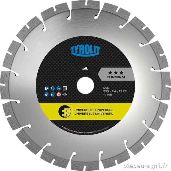 Disque de coupe DCU Premium 350x20 mm · réf. 34430834