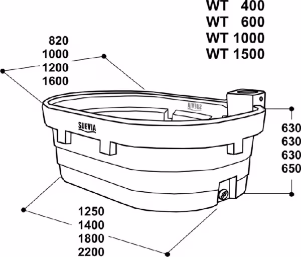 Abreuvoir MOD. WT1500 vue 3