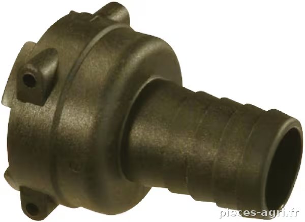 Raccord de tuyau droit 60 mm avec connexion femelle T7 · réf. 1090760