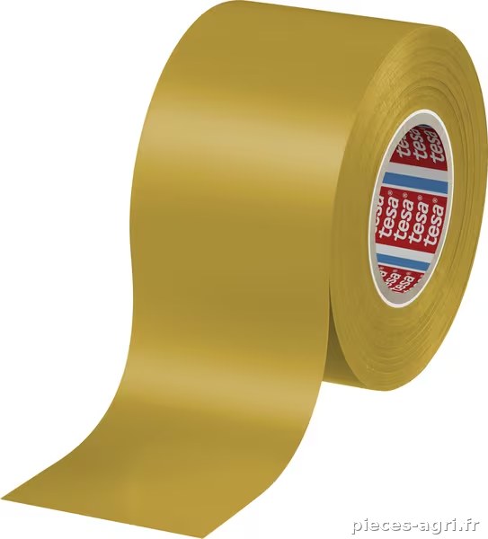 Ruban adhésif premium multi-usages en PVC souple, jaune, 33 m x 50 mm, TesaFLEX® · réf. T041630000907