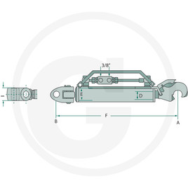 CBM Barre de poussée hydraulique vue 2