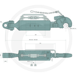 CBM Barre de poussée hydraulique · réf. 12260020