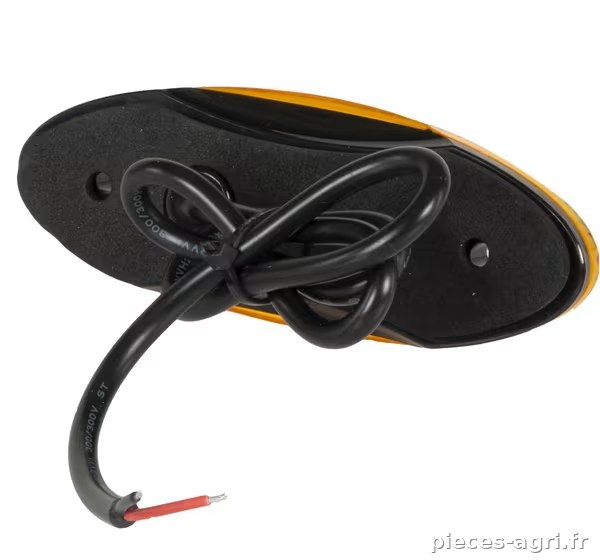 Feu de gabarit LED ovale orange vue 2