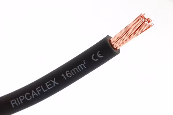 Câble flexible 1x16mm² PVC, noir · réf. 1016FLEXBK