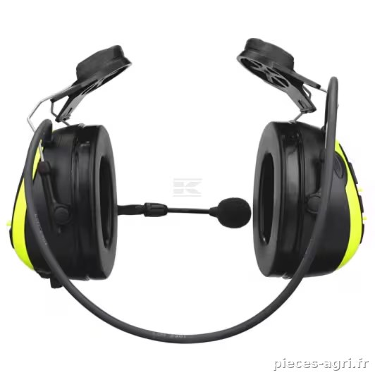 Écouteurs WS™ ALERT™ X+, application, jaune, fixation pour casque, Bluetooth vue 2