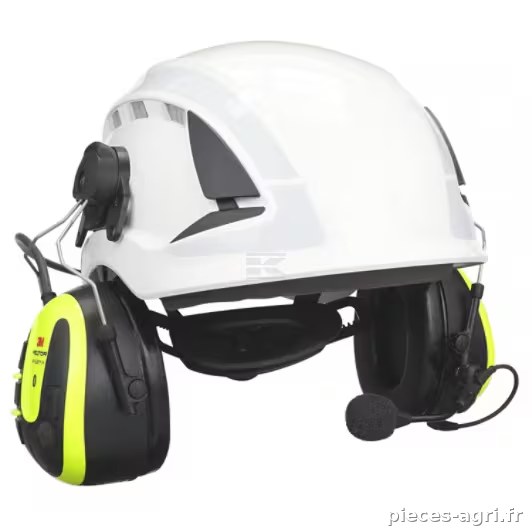 Écouteurs WS™ ALERT™ X+, application, jaune, fixation pour casque, Bluetooth vue 8