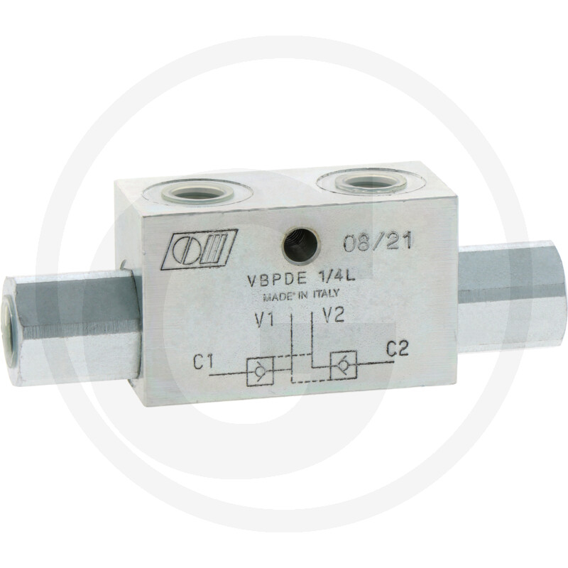 Oleodinamica Marchesini Clapet antiretour piloté 3/8" ESRV-D-06L vue 3