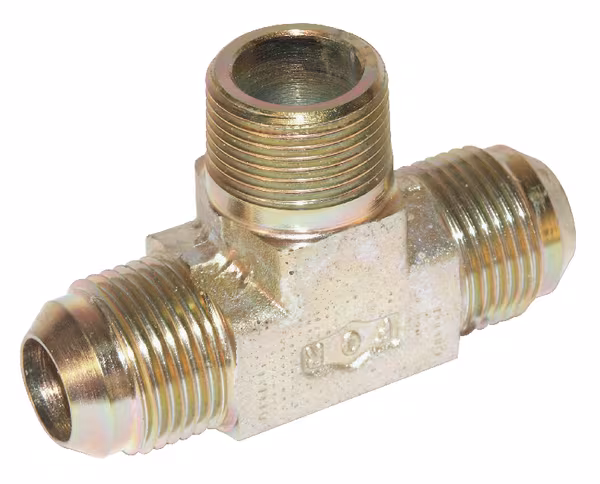 Raccord T orientable JIC/NPT 1/2 - 1/8 · réf. TIN0802