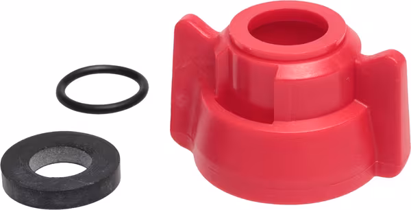 Ecrou de buse TVI rouge · réf. 40291503P025
