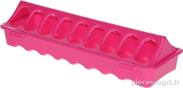 Mangeoire 9,5x30cm rose · réf. 71335KER
