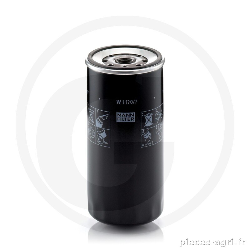 MANN FILTER Filtre à huile moteur vue 2