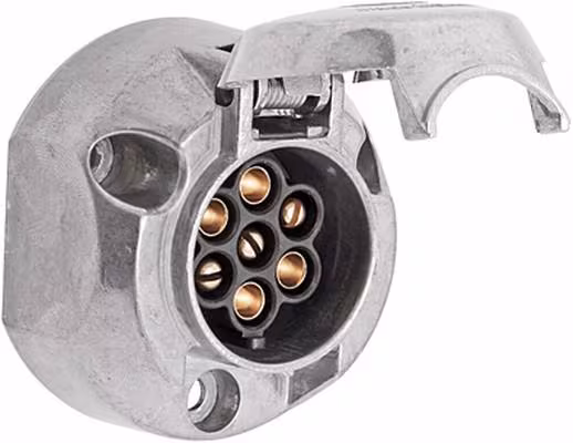 Prise 7 pôles aluminium · réf. 8JB001941002