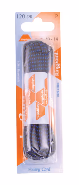 Lacet rond noir bleu 120cm · réf. 72120D9788