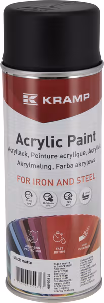 Noir mat 400 ml · réf. 919004KR