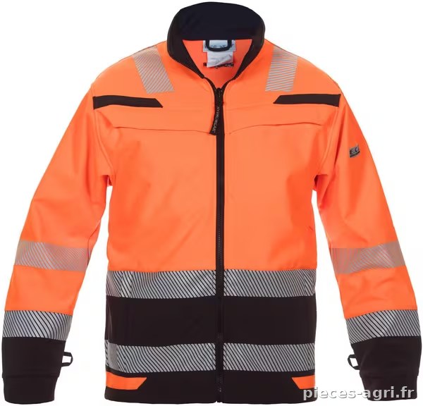 Veste Softshell, orange-noir, taille 2XL, EU : 58-60 Hydrowear · réf. 04025985OB2XL