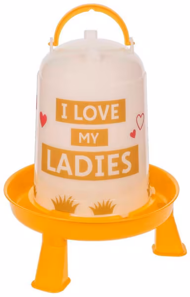 Abreuvoir en plastique 3l orange · réf. 70166KER